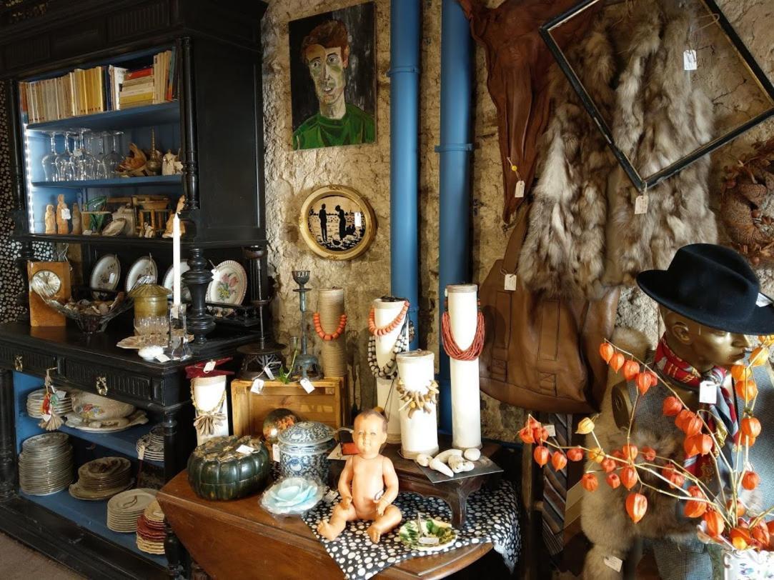 Maison D'Hotes "Les Volets Verts" Et Sa Brocante Ecueille Exteriör bild